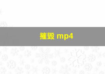 摧毁 mp4